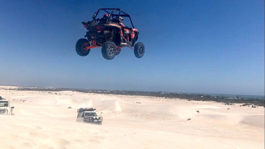 landcruiser troopy and quad bike